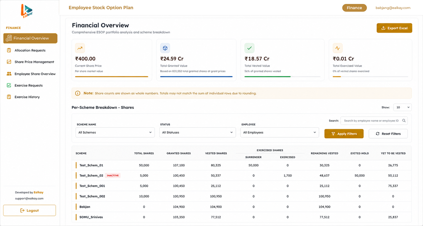 Finance Dashboard